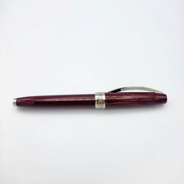 Visconti Hall of Music Sparkling Burgundy Medium Fountain Pen -  Rare