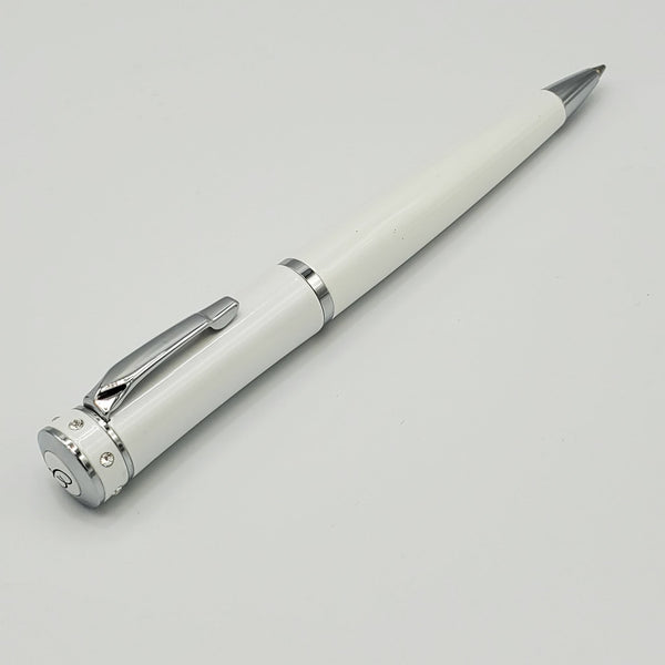 Padrino Stiletto Pearl White Crystal Ballpoint Pen