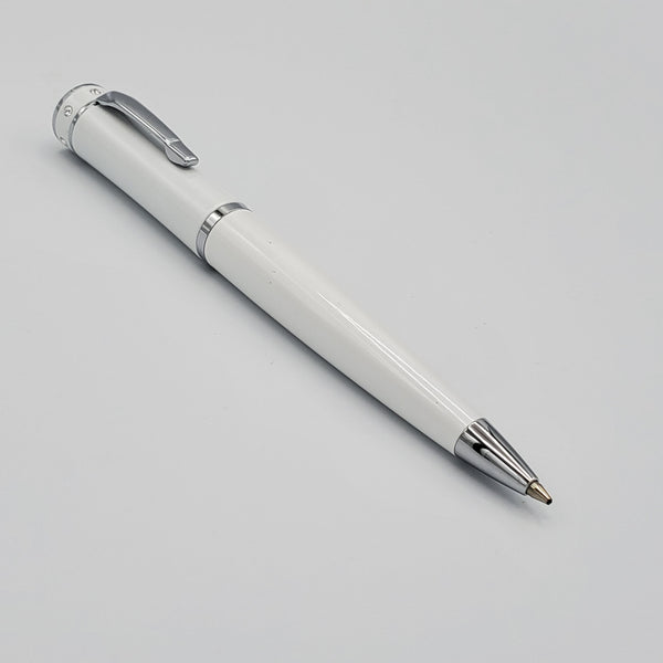 Padrino Stiletto Pearl White Crystal Ballpoint Pen