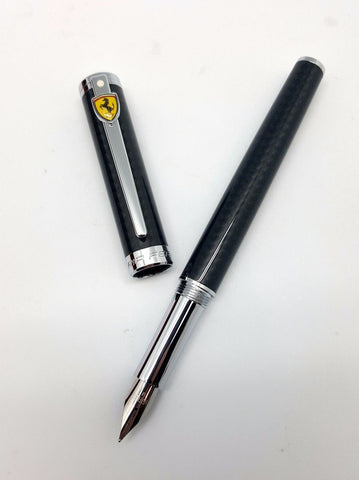 Sheaffer Ferrari Intensity Carbon Fiber Medium Fountain Pen (FE0950853)