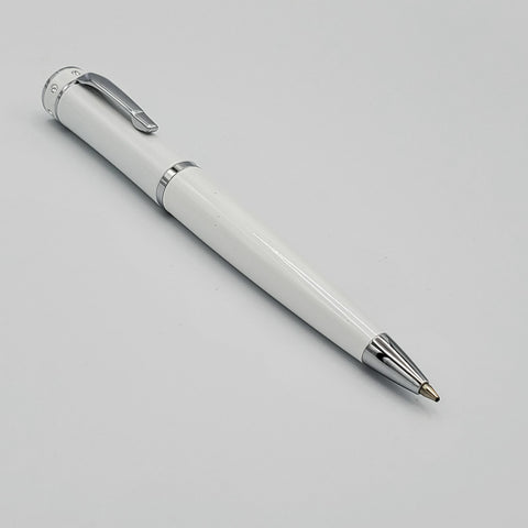 Padrino Stiletto Pearl White Crystal Ballpoint Pen