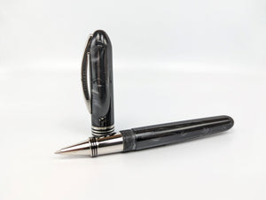 Visconti Saturno Black Pearl Limited Edition Roller Ball Pen #25/118 - Rare