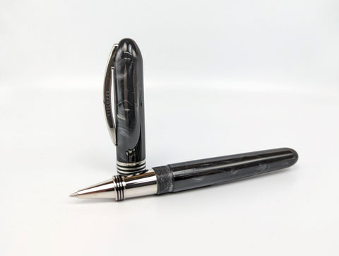 Visconti Saturno Black Pearl Limited Edition Roller Ball Pen #25/118 - Rare