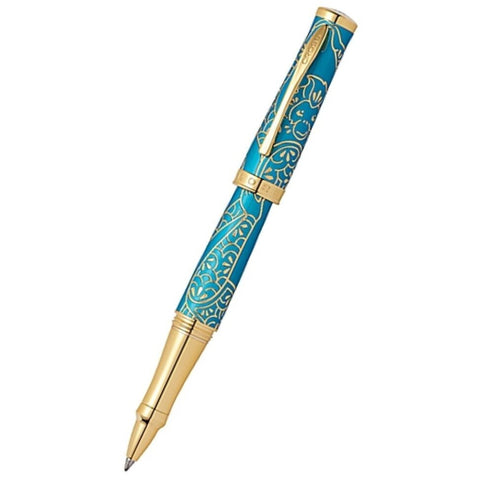 Cross Year of the Monkey Zodiac Teal Blue Rollerball Pen