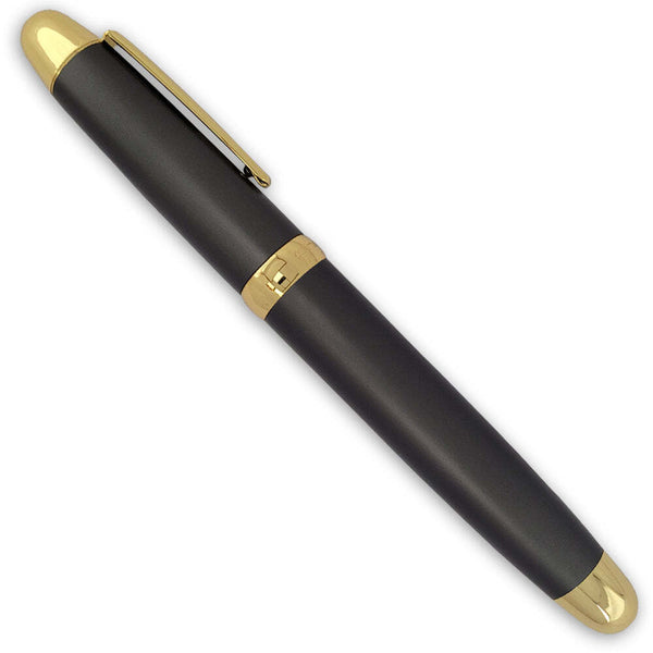 Aluminum Classic Slate Gray and Gold Pen/Sharpie Marker Cover