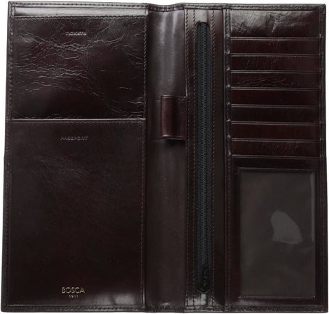 Bosca Flight Attendant Document Organizer Genuine Old Leather 625-58