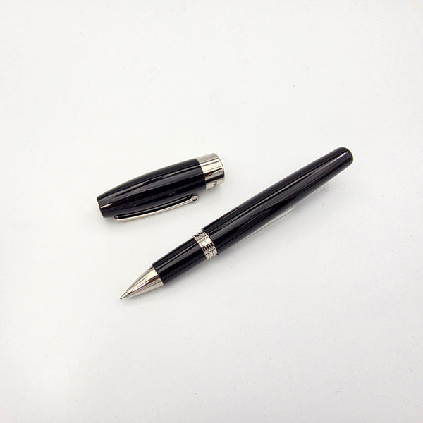 Montegrappa Fortuna Black/Palladium Roller Ball Pen #ISFORRPC