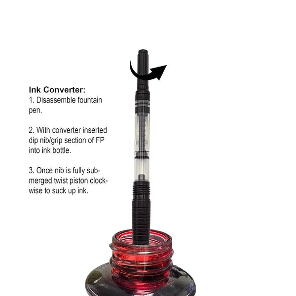 NEW! Sherpa Pen Fountain Pen Insert - 3 Nib Sizes Available! metal Sharpie marker holder by Sherpa Pen