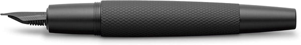 Faber Castell Pure Black E-motion Medium Fountain Pen (#148623) NEW