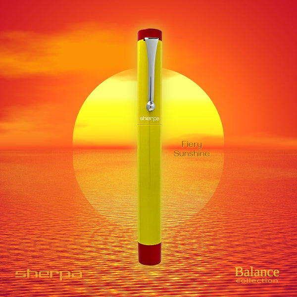 Sherpa Pen Balance: Fiery Sunshine - Cover for Sharpie Markers/Disposable Pens
