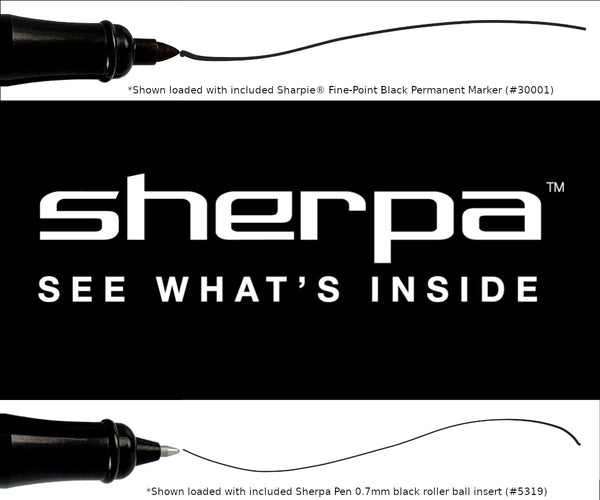 Sherpa Pen Classic Back in Black and Rose Pen/Sharpie Marker Cover