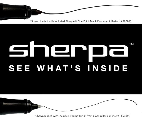 Sherpa Pen Classic Contemporary Gold Slick Pen/Sharpie Marker Cover metal Sharpie marker holder by Sherpa Pen