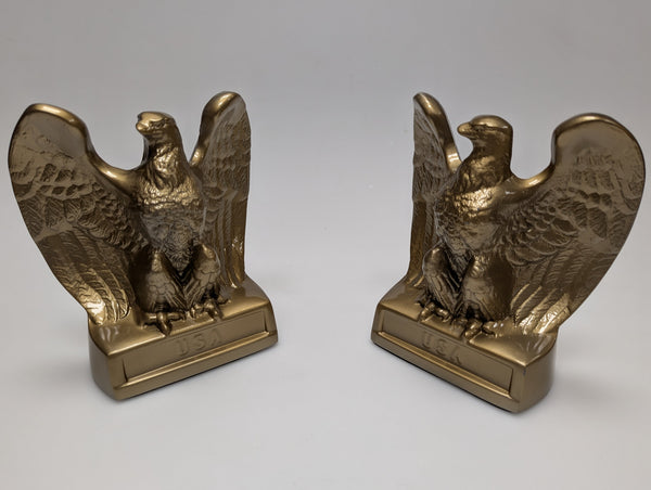 USA Eagle brass bookends by PM Craftsman #115B