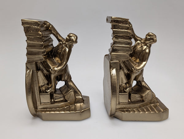 Tug O' War brass bookends by PM Craftsman #429B