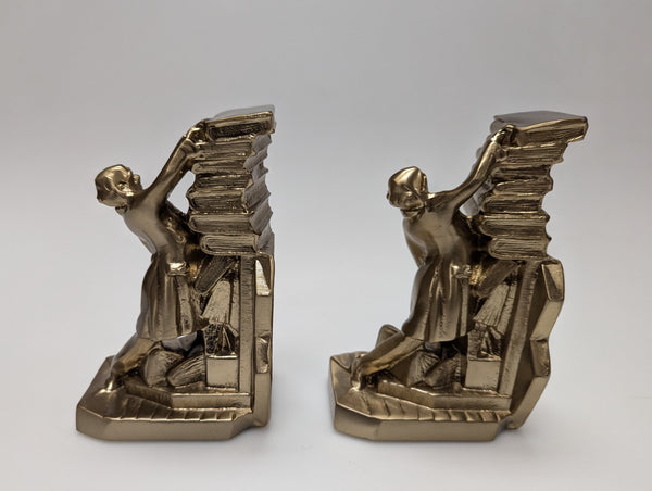 Tug O' War brass bookends by PM Craftsman #429B