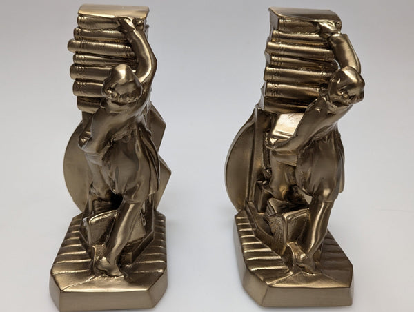 Tug O' War brass bookends by PM Craftsman #429B