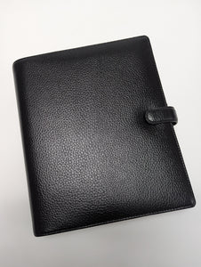 Filofax Black Leather A5 Finsbury Agenda/Planner #025368