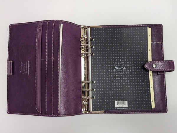 Filofax Malden A5 Purple Agenda/Planner #025851