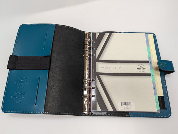 Filofax A5 Dark Aqua The Original Agenda/Planner #022383