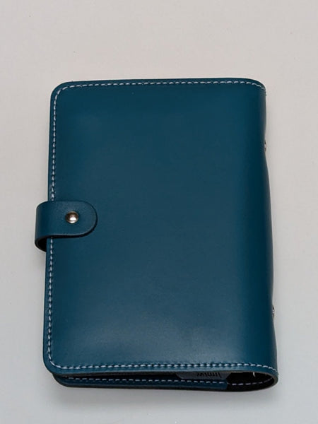 Filofax The Original Leather Dark Aqua Personal Agenda/Planner #022382