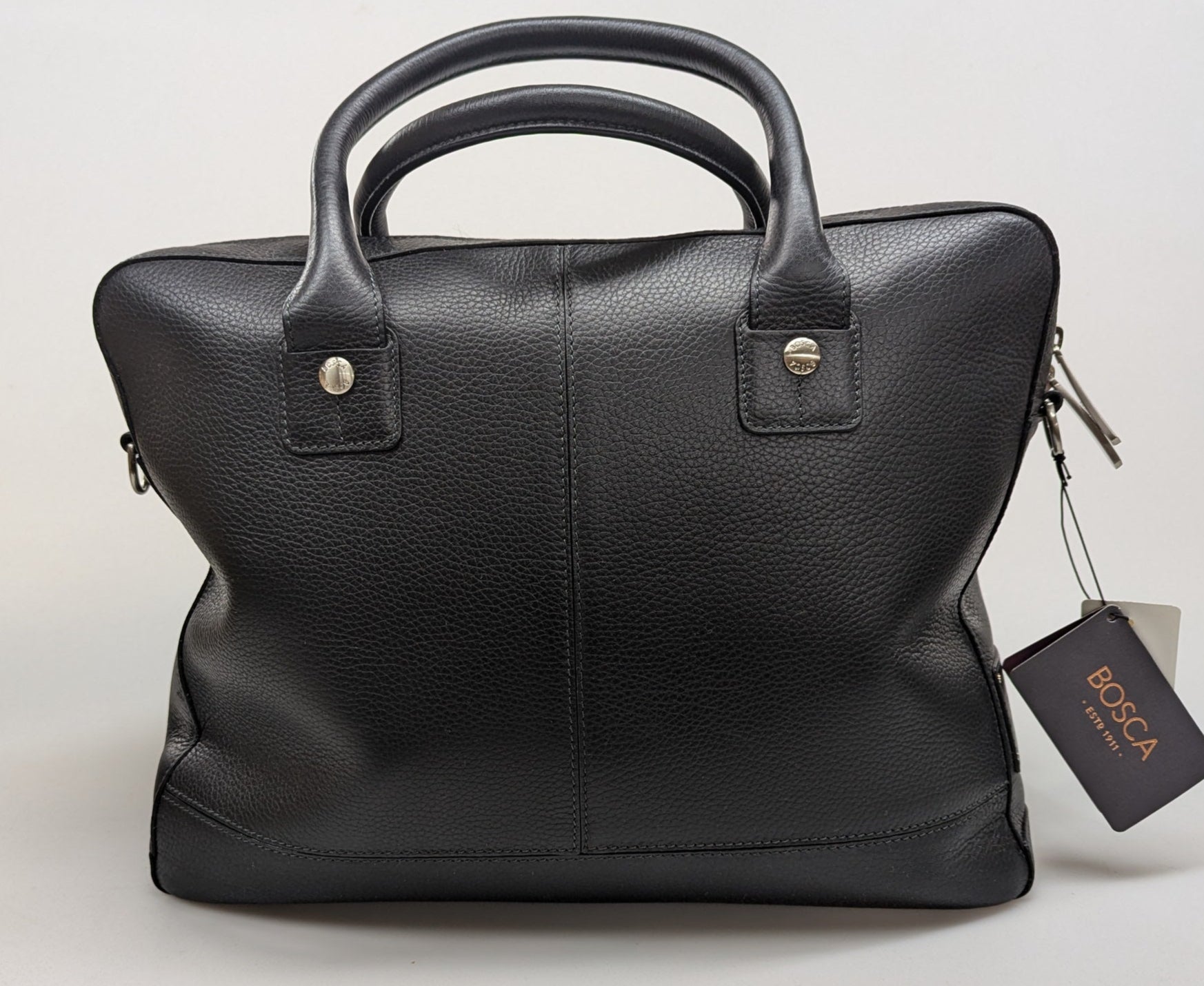 bosca leather backpack Bosca Model 839-148 Tribecca Slim Brief Bag freeshipping