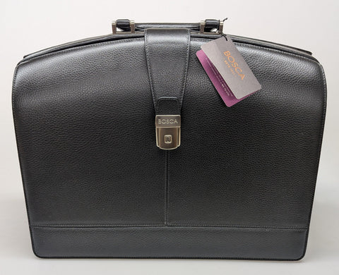 Bosca Tribeca Black Partners Briefcase #823-148