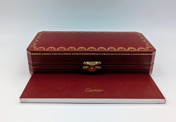 Cartier Art Deco Medium Black/Silver Ballpoint Pen (ST260004)