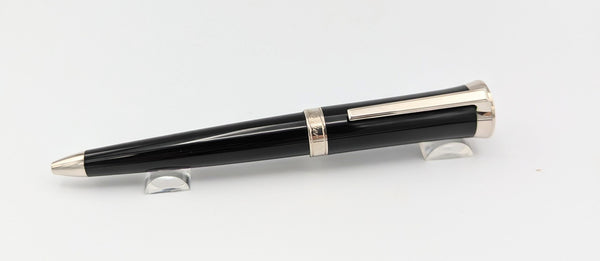 Cartier Art Deco Medium Black/Silver Ballpoint Pen (ST260004)