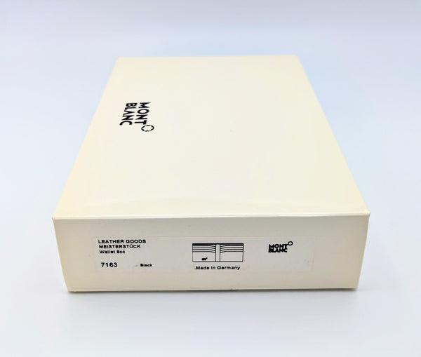 NIB Montblanc Meisterstück 8CC Wallet Black (7163)