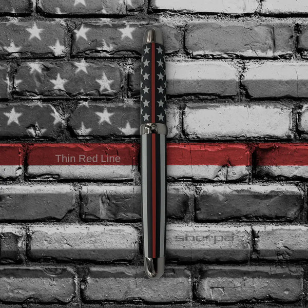Sherpa Pen Classic Thin Red Line Pen/Sharpie Marker Cover metal Sharpie marker holder by Sherpa Pen