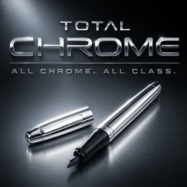 Sherpa Pen Classic Total Chrome Pen/Sharpie Marker Cover metal Sharpie marker holder by Sherpa Pen