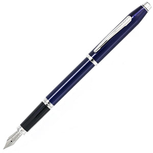 Cross Century II Translucent Cobalt Blue Lacquer Medium Fountain Pen