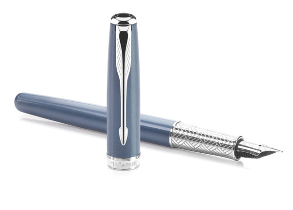 Parker Executive Blue 18kt Sonnet Medium Fountain Pen (1930501) - NIB