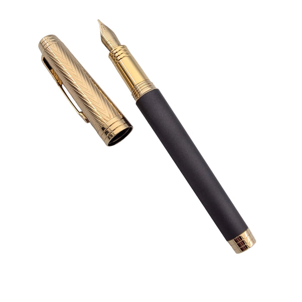 Parker Premier Storm Gray Medium Fountain Pen (1931435)