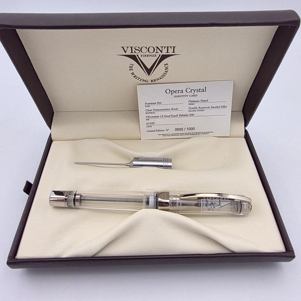 Visconti Limited Edition Opera Tube Demonstrator Medium Fountain Pen