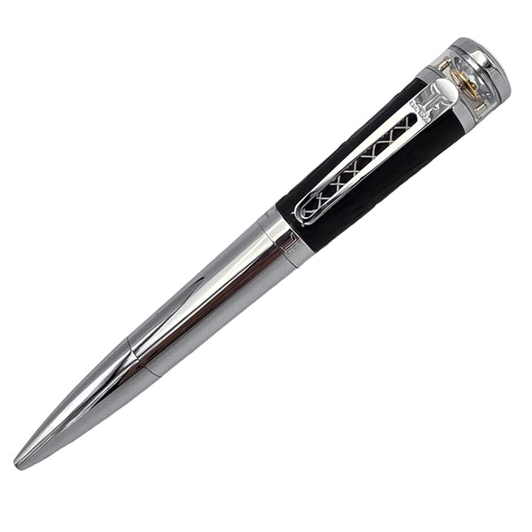 TF Est. 1968 Genève Suisse Tourbillion Stainless Steel Ballpoint Pen