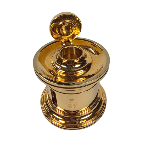El Casco Ink well 23kt Gold Plating