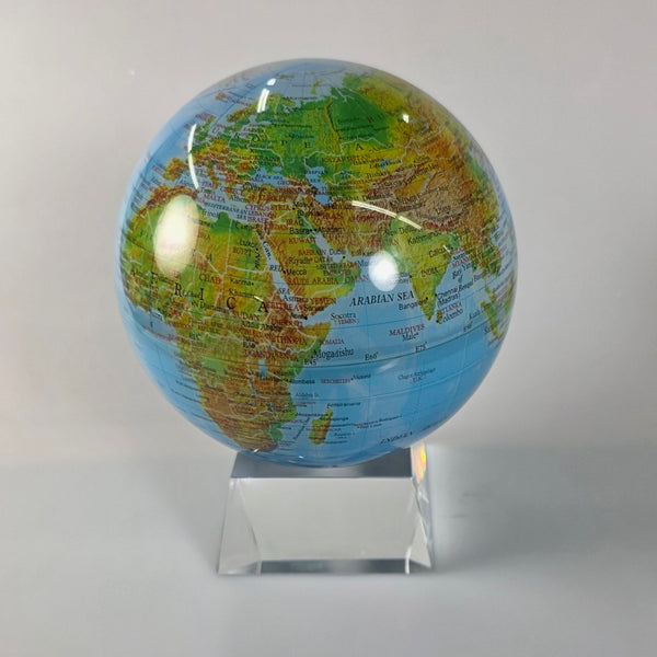 Mova Globe Relief Map 4.5 Inch with Small Crystal Base New