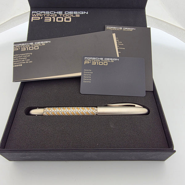 Porsche Design 3100 Tec Flex Medium 18kt Gold Fountain Pen