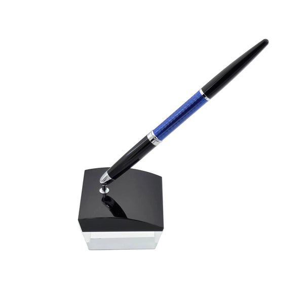 5280 Executive Desk Set With Blue Chevron Guilloche Pen