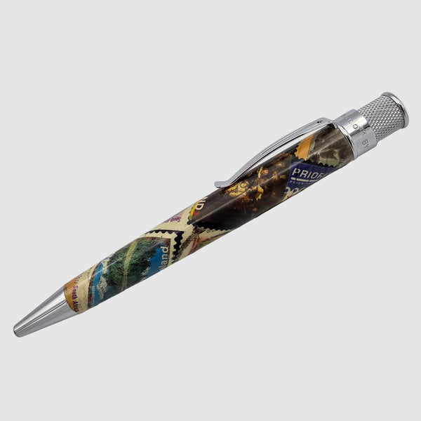 Retro 51 Postmaster Fountain Pen and Rollerball Set
