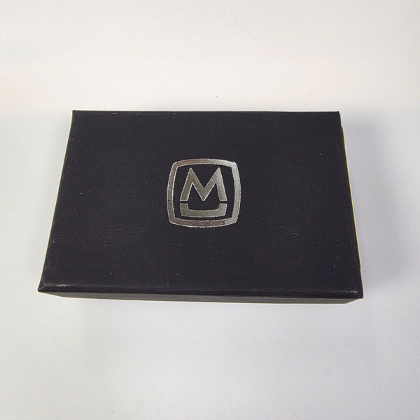 M-Clip Monterey Rhodium Cognac Alligator Money Clip
