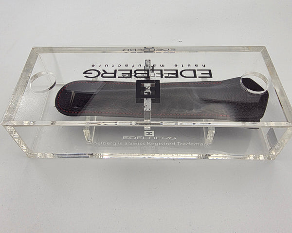 Edelberg Tachys Gessato Bespoke Pinstripe Medium Fountain Pen