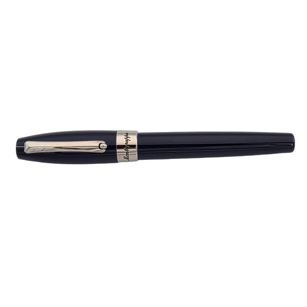 Montegrappa Blue and Palladium Medium Fortuna Fountain Pen ISFOR3PD
