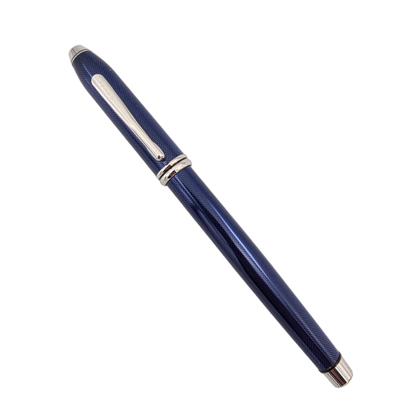 Cross Townsend Quartz Blue Rollerball Pen (695-1) NIB