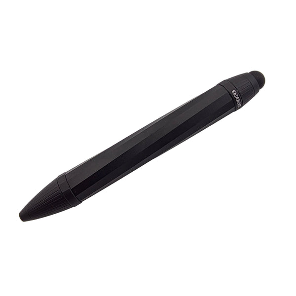 Digee Twist "Shakeable" Black Ballpoint Pen with Stylus