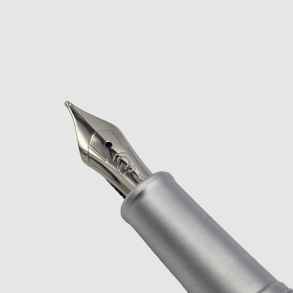 Staedtler Initium Mettalum Brushed Silver Medium Fountain Pen