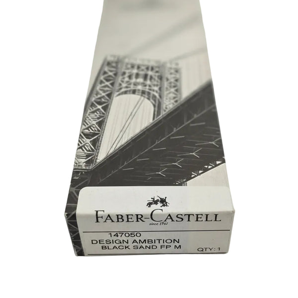 Faber Castell Design Ambition Black Sand Medium Fountain Pen