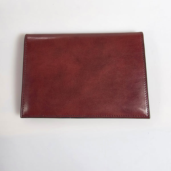 Bosca Old Leather Cognac Prescription Pad New 711 32