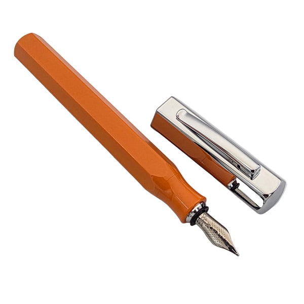 Faber Castell Orange Ondoro Medium Fountain Pen 147590